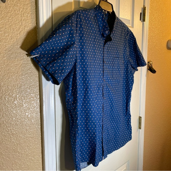 Molokai Surf Mens L LARGE Button Down Shirt Hawaiian Beach GEOMETRIC Party Fun - Picture 3 of 8